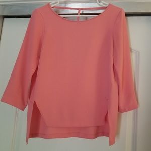 ZARA Top in Pink with Open Back Sz XS